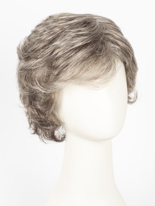 39F38 ROASTED CHESNUT | Light Natural Ash Brown with 75% Grey Front, graduating to Medium Brown with 35% Grey Nape