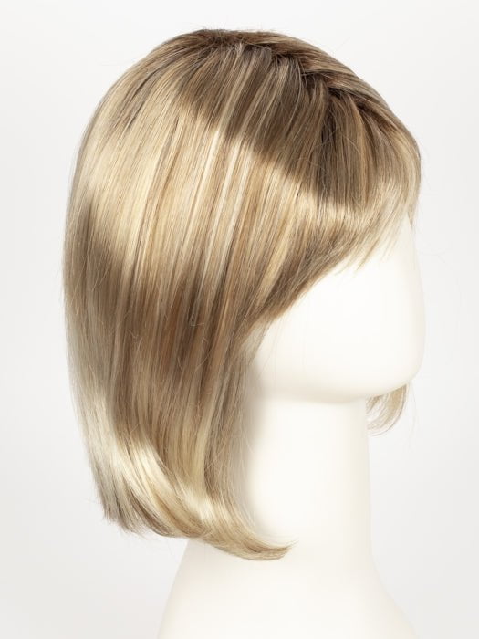 12FS8 | Light Gold Brown, Light Natural Gold Blonde and Pale Natural Gold-Blonde Blend, Shaded with Medium Brown