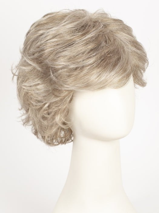 101F48T | Soft White Front, Light Brown with 75% Grey Blend with Soft White Tips