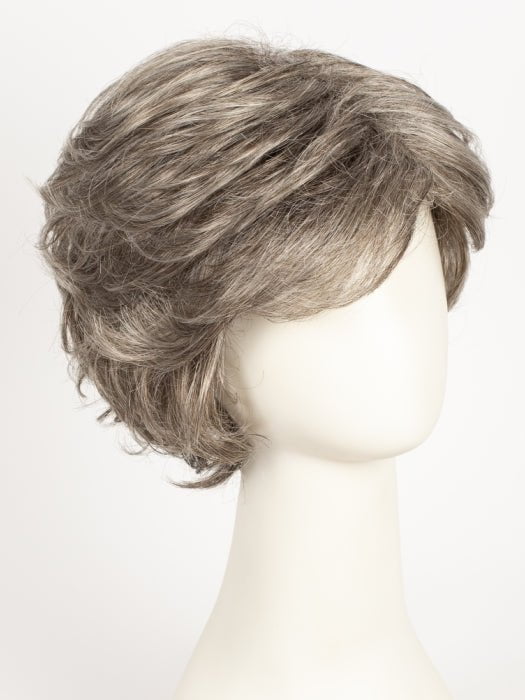 39F38 ROASTED CHESNUT | Light Natural Ash Brown with 75% Grey Front, graduating to Medium Brown with 35% Grey Nape