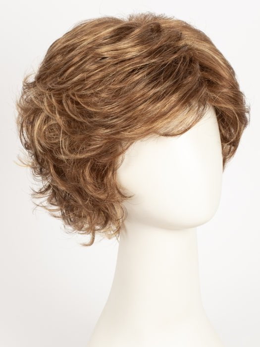 FS27 | Medium Red-Gold Brown and Light Red-Gold Blonde Blend with Light Red-Gold Blonde Bold Highlights