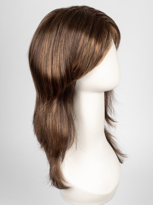 6F27 CARAMEL RIBBON | Dark Brown with Light Red-Gold Blonde Highlights and Tips
