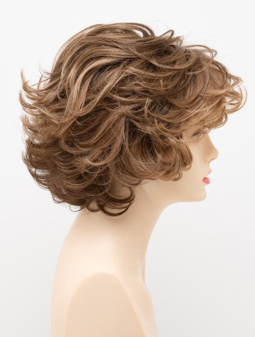 TOASTED SESAME | Medium Brown roots with overall Warm Cinnamon base and Golden Blonde hightlights