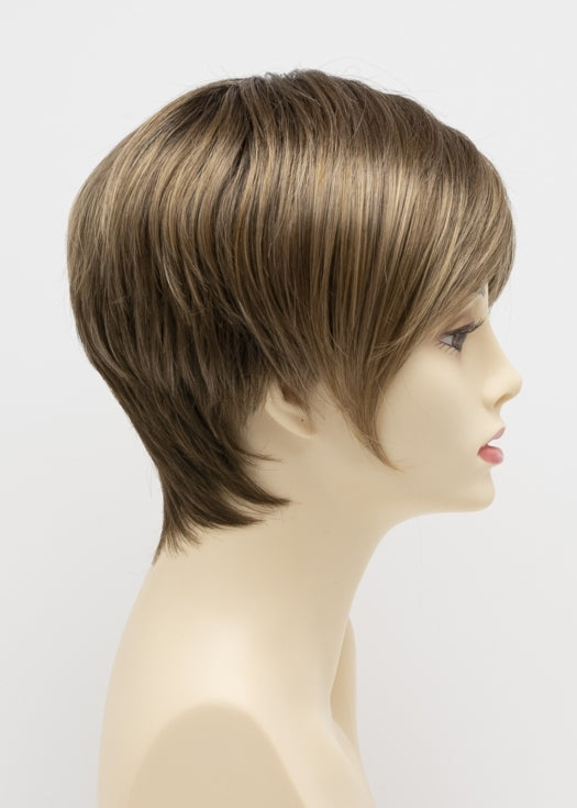 TOASTED SESAME | Medium Brown roots with overall Warm Cinnamon base and Golden Blonde hightlights
