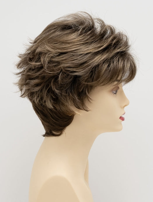 TOASTED SESAME | Medium Brown roots with overall Warm Cinnamon base and Golden Blonde hightlights