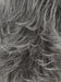 92 Dark Brown Blended with 90% Grey on top, gradually darkening 50% Grey tips