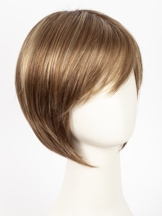 MAPLE-SUGAR-R | Rooted Dark with Light Honey Brown base with Strawberry Blonde highlights