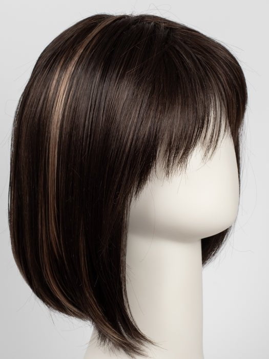 FUDGE-RIPPLE | Medium Dark Brown with Honey Blonde highlights