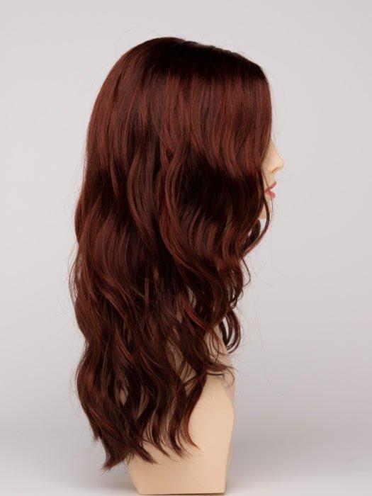 DARK RED | Auburn with Brighter Red highlights