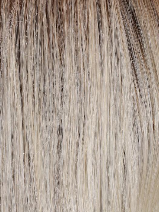 BOMBSHELL BLONDE | Golden brown root with a blend of white, pure blonde and satin blonde