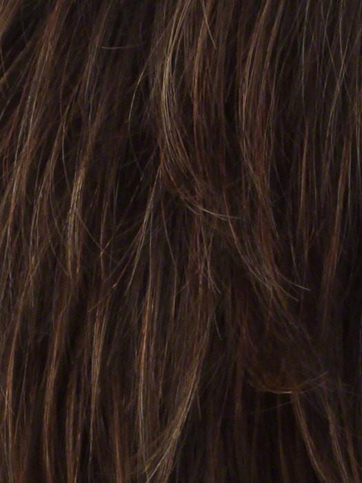 GINGER-H | Medium Brown and Light Auburn highlight
