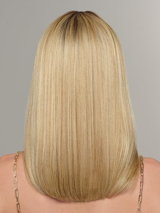 SS14/88 GOLDEN WHEAT | Medium Blonde streaked with Pale Gold Blonde highlights and Medium Brown roots