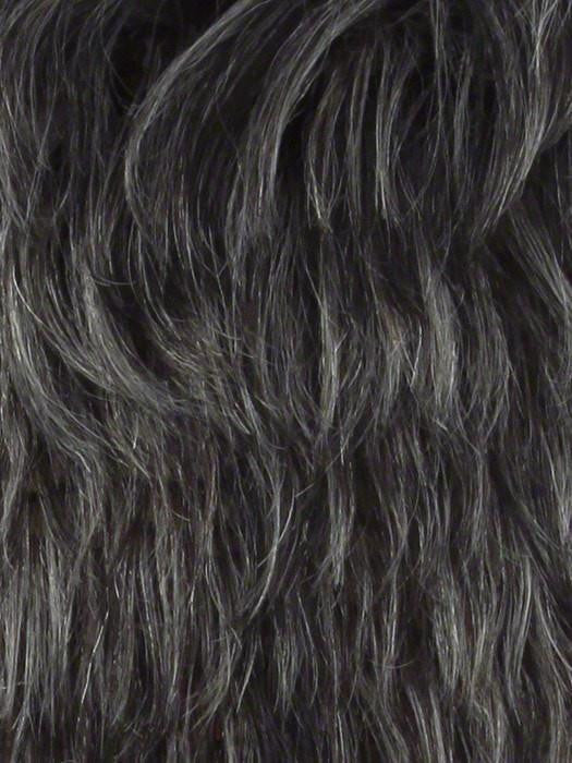 HF5648 | White Gray Highlight on Front & Side, Salt and Pepper Root, Light Gray Tip