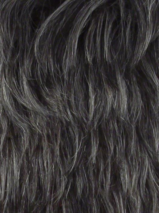 HF5648 | White Gray Highlight on Front & Side, Salt and Pepper Root, Light Gray Tip