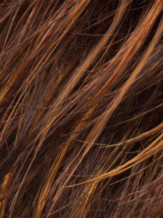 HAZELNUT LIGHTED | Medium Reddish Brown, copper red highlights, and Med Brown