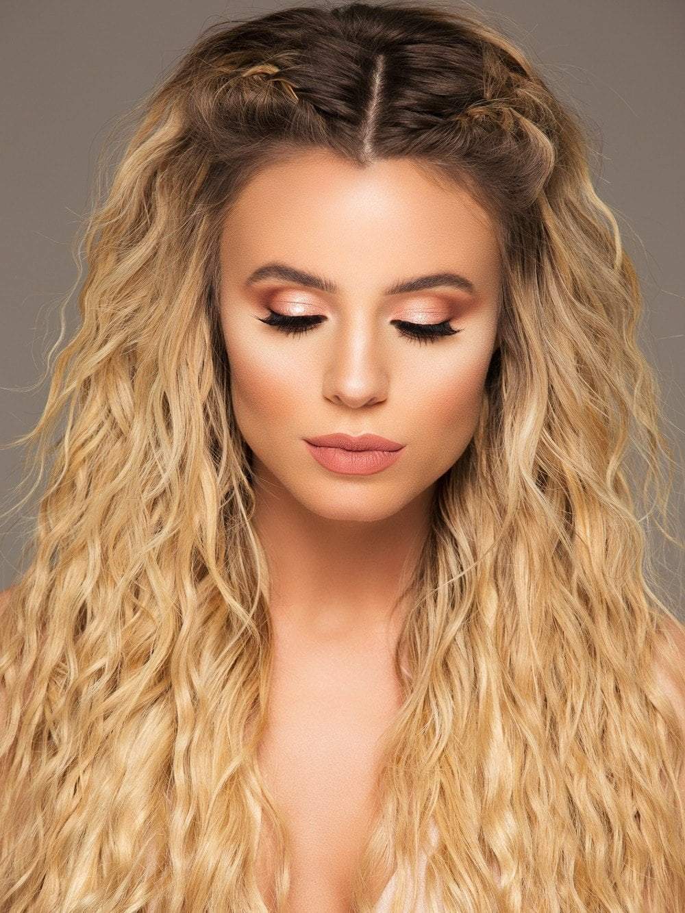 Create Mermaid Hair, we used the 20" Human Hair Extensions from Hairdo
