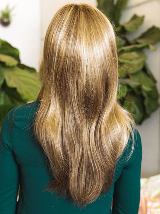 KAIA by JON RENAU in 12FS8 | Light Gold Brown, Light Natural Gold Blonde and Pale Natural Gold-Blonde Blend, Shaded with Medium Brown
