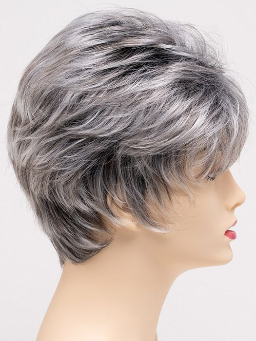 STERLING-SHADOW | Medium Salt-and-Pepper Grey with Darker Brown Roots