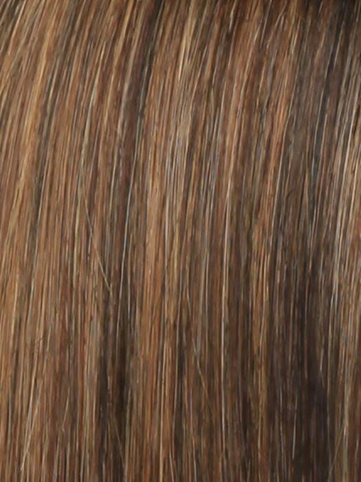 R3329S GLAZED AUBURN | Rich Dark Auburn with Pale Ginger Blonde Highlights