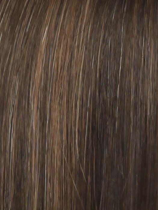 R9S GLAZED MAHOGANY | Warm Medium Brown with Ginger Highlights on Top