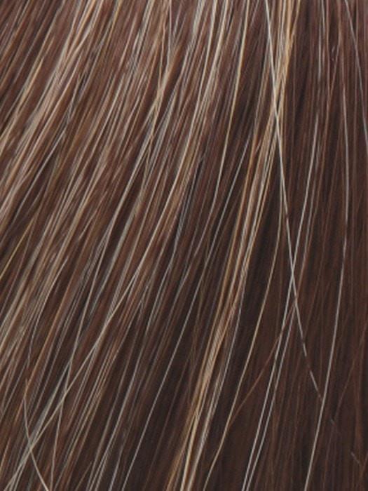 33/27C/130F RASPBERRY ICE | Dark Red with Paprika and Light Brown Blonde Highlights