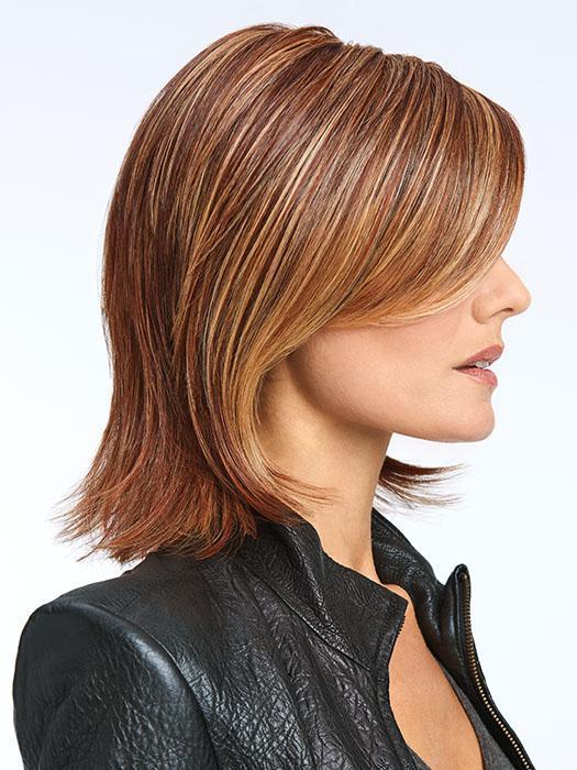 Extended Temple-to-temple sheer lace front for off-the-face styling