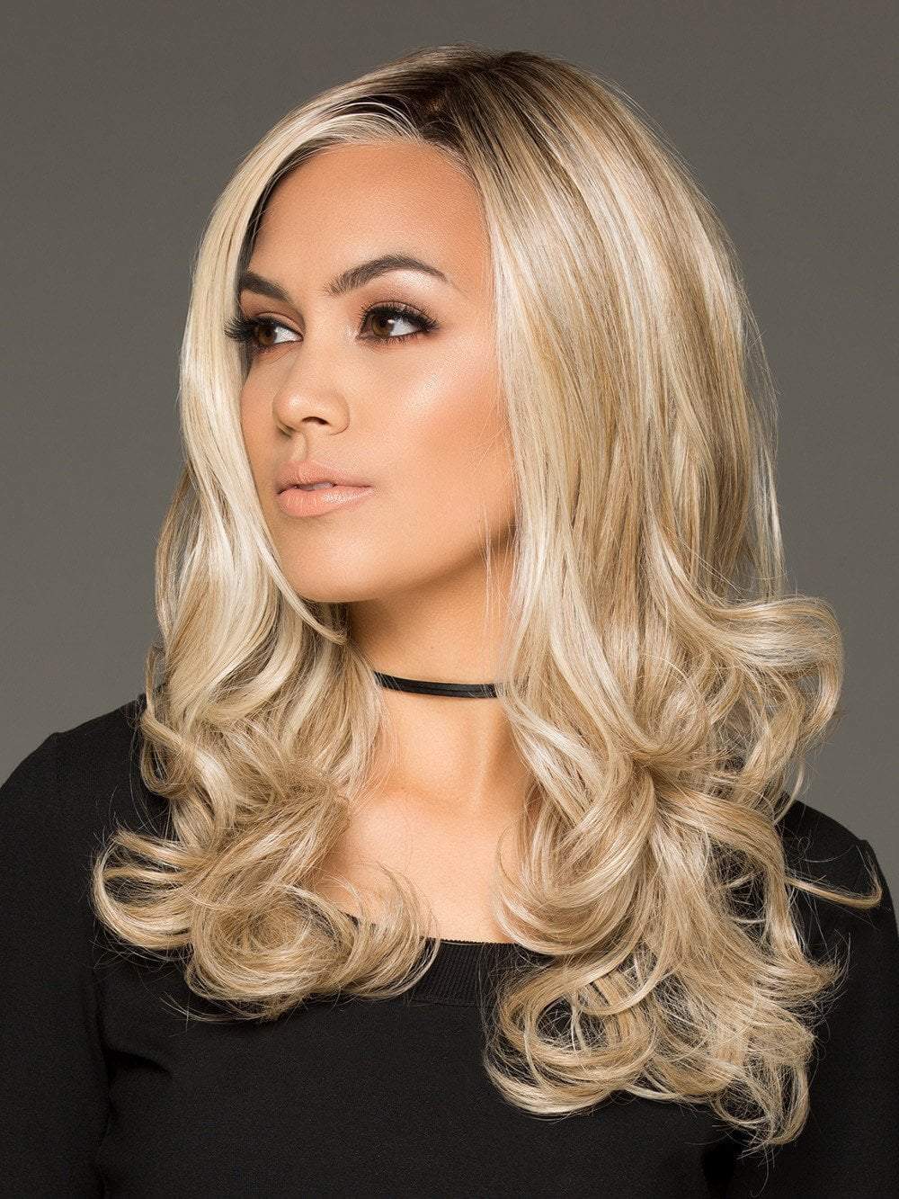 RL19/23SS SHADED BISCUIT | Light Ash Blonde Evenly Blended with Cool Platinum Blonde with Dark Roots
