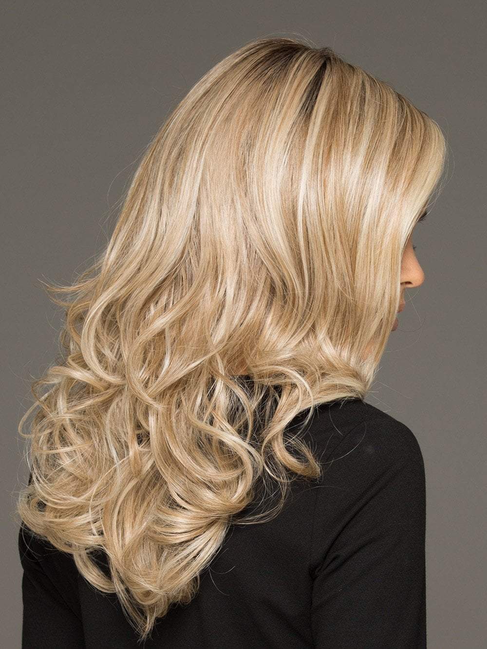 RL19/23SS SHADED BISCUIT | Light Ash Blonde Evenly Blended with Cool Platinum Blonde with Dark Roots