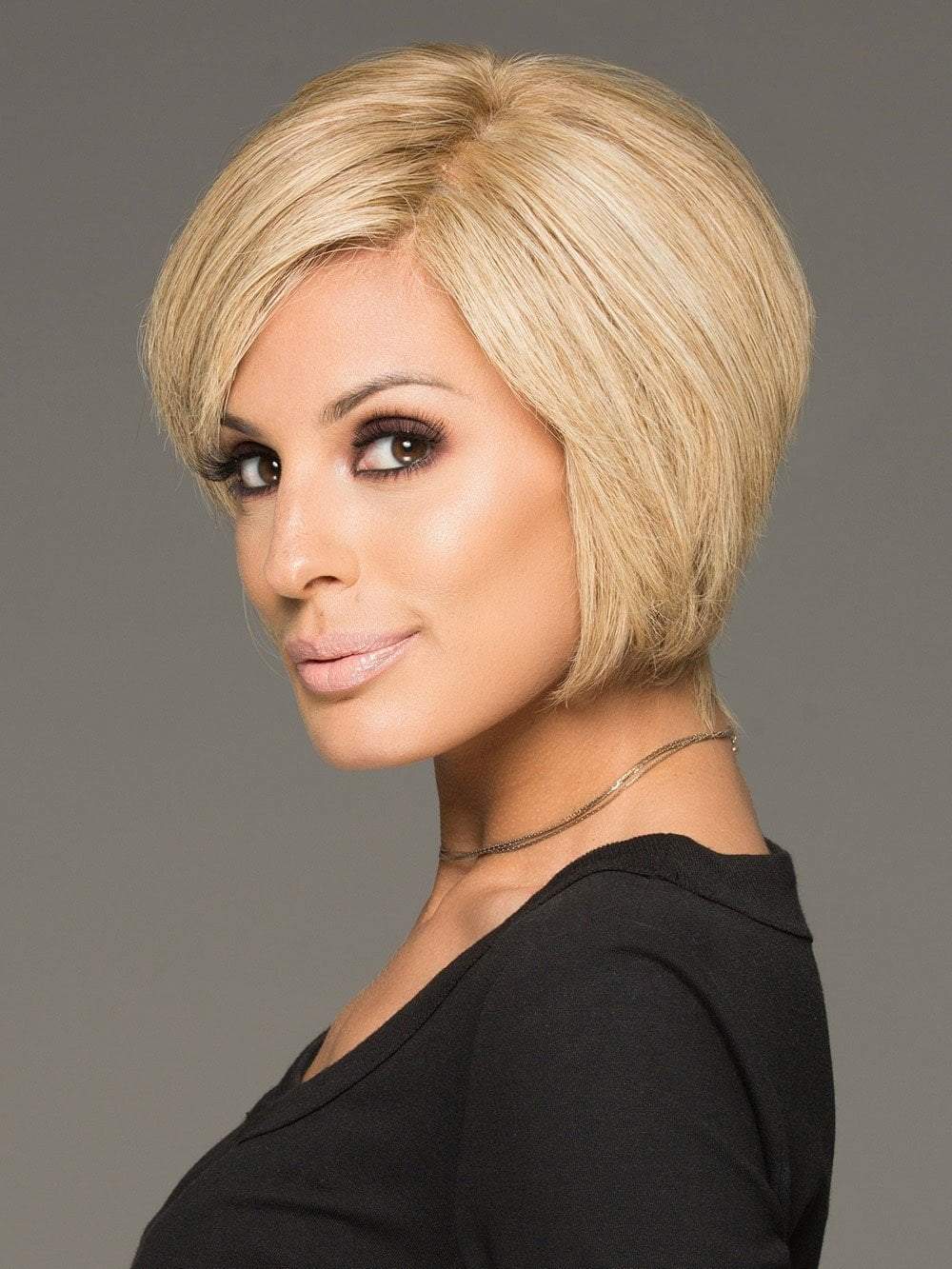 Looks are endless when you pair human hair with a monofilament top (This piece has been styled and straightened)