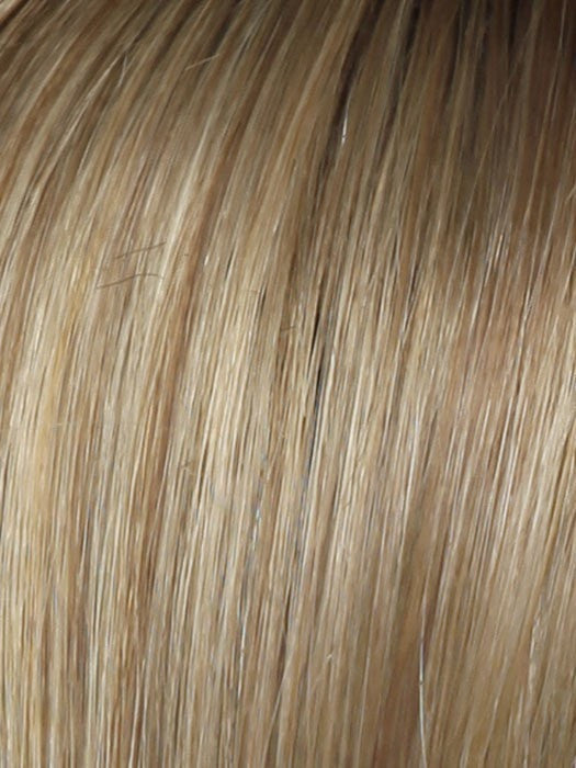 Color SS14/25 = Honey Ginger: Dark golden blonde with light gold highlight, medium brown roots
