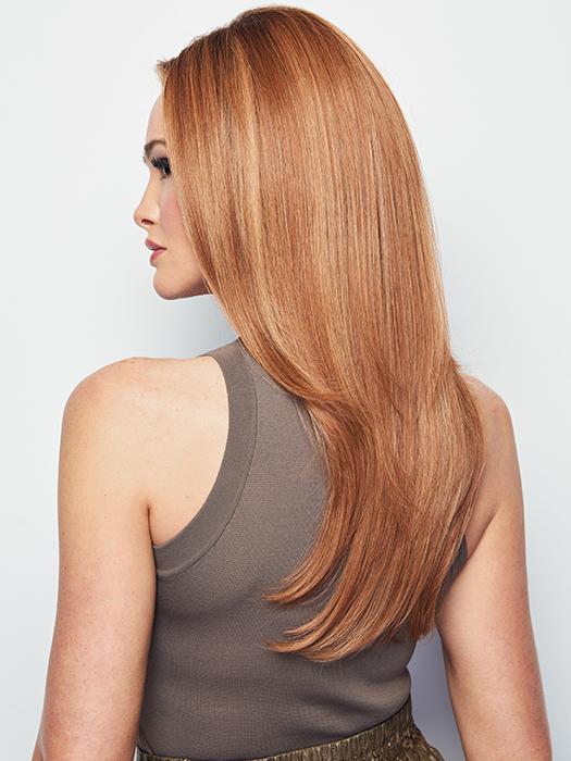SCENE STEALER by RAQUEL WELCH in RL29/33SS ICED PUMPKIN SPICE | Strawberry Blonde shaded with Dark Red-Brown