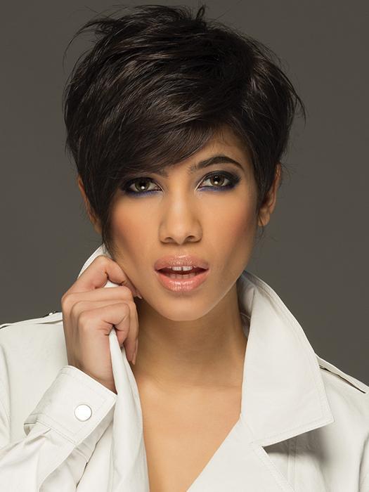 JETT by ESTETICA In CHOCOLATE SMOKE | Dark Brown/Chestnut Brown Blend with Fine Slate Blue Highlights