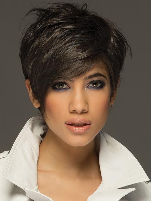 JETT by ESTETICA In CHOCOLATE SMOKE | Dark Brown/Chestnut Brown Blend with Fine Slate Blue Highlights