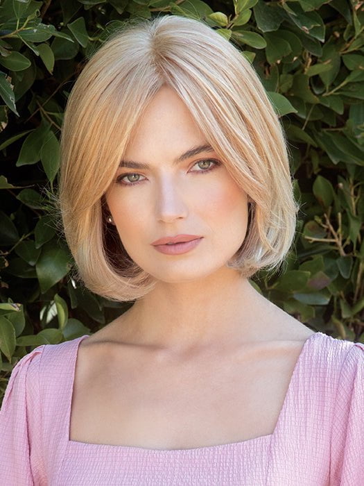 ORCHID HH TP 9" in MARIGOLD | A Toffee Toned Blonde, Pale Golden Blonde is Finely Woven with Creamy Highlights