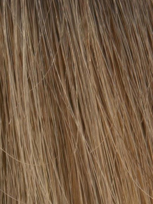 SPRING ACORN | Dark Brown Root and Medium Blonde Blended with Light Brown Tones