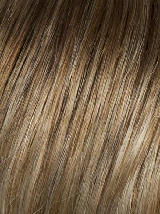 SS29 GLAZED STRAWBERRY | Light Red With Golden Blonde Highlights and Medium Brown Roots