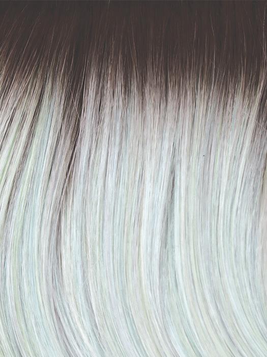 SEAGLASS R | Light sea foam green with dark brown roots