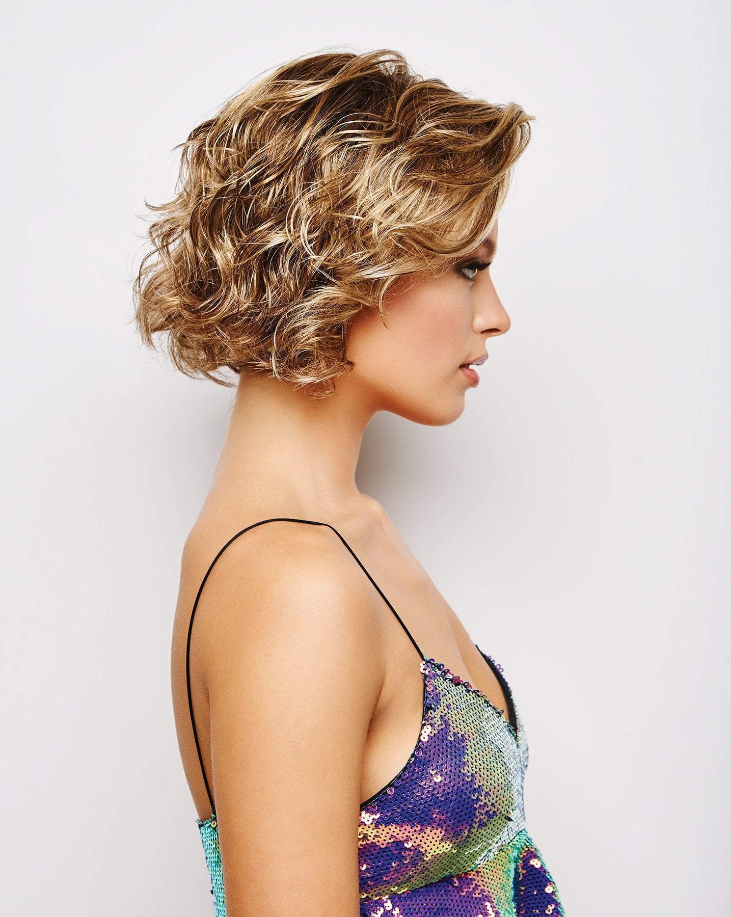 SWEET TALK Wig by Gabor in GL11-25SS HONEY PECAN | Chestnut brown base blends into multi-dimensional tones of brown and golden blonde