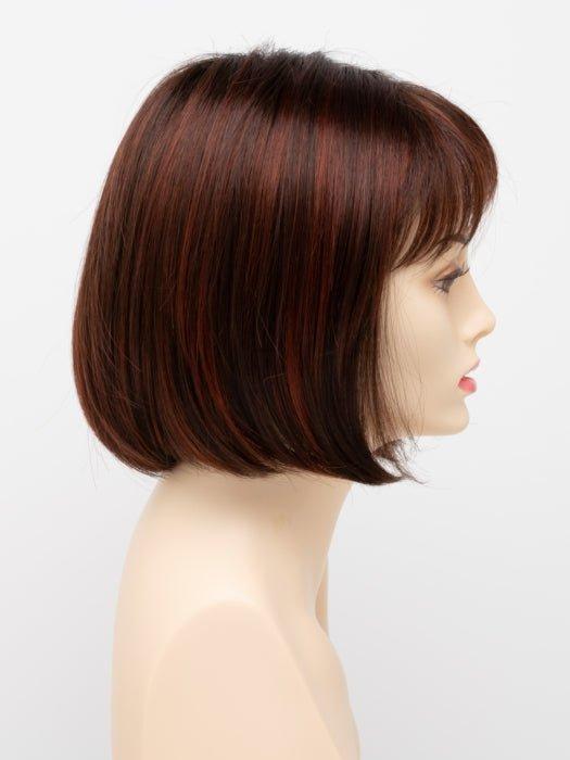 CHOCOLATE CHERRY | Dark Brown roots with overall Medium Brown base with Deep Red highlights