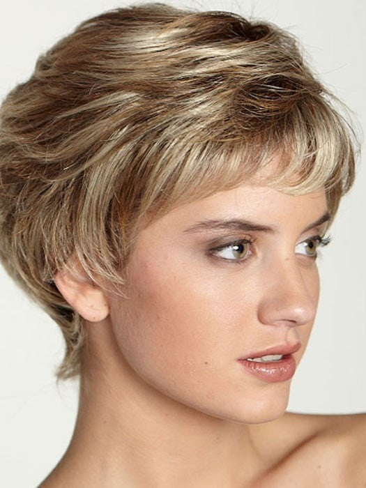263 | Medium Chestnut Brown (6) blended with Butterscotch Blonde (88) highlighted with Light Champagne Blonde (22L)
