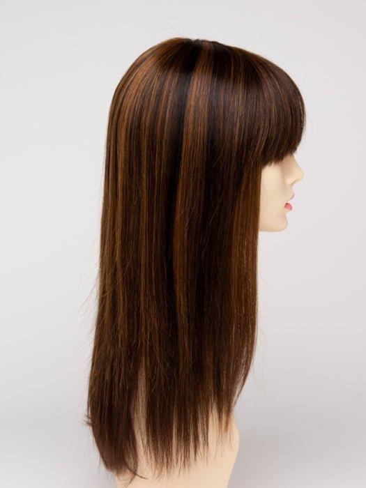 CHOCOLATE CARAMEL | Medium Brown with Soft Red and Blonde highlights