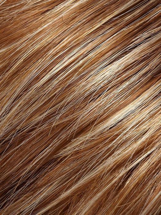 FS26/31 | Medium Red-Gold Blonde and Light Natural Gold Blonde Blend with Light Natural Gold Blonde Bold Highlights