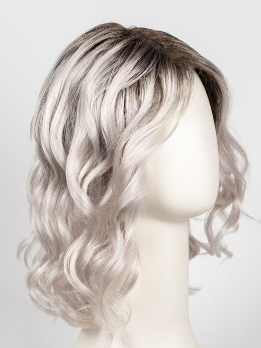60S18 SLEET | Pure White shaded with Dark Natural Ash Blonde