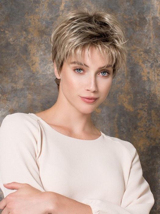 FAIR MONO by Ellen Wille in CHAMPAGNE ROOTED | Light Beige Blonde, Medium Honey Blonde, and Platinum Blonde Blend with Dark Roots