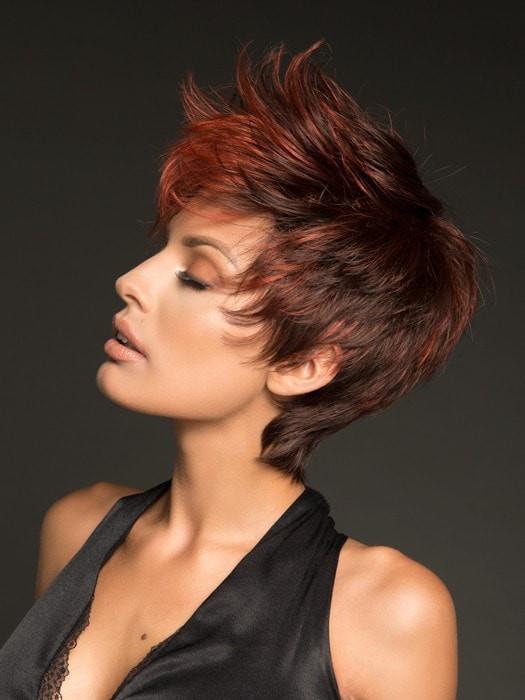 The feathery fringe offers a soft texture for a look that’s truly inescapable