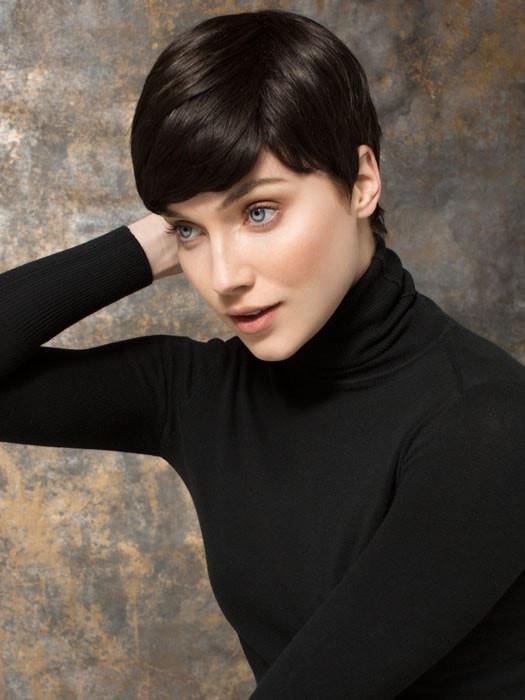 The monofilament feature creates the appearance of natural hair growth where the hair is parted at the crown