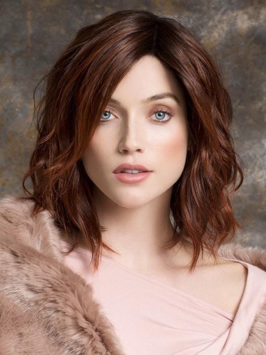 SPIRIT by Ellen Wille in AUBURN ROOTED | Dark Auburn, Bright Copper Red, and Warm Medium Brown Blend with Dark Roots