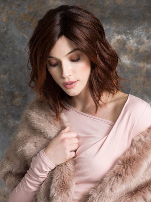 SPIRIT by Ellen Wille in AUBURN ROOTED | Dark Auburn, Bright Copper Red, and Warm Medium Brown Blend with Dark Roots