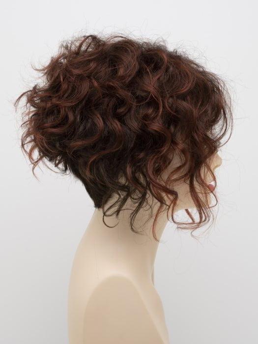 CHOCOLATE CHERRY | Dark Brown roots with overall Medium Brown base with Deep Red highlights