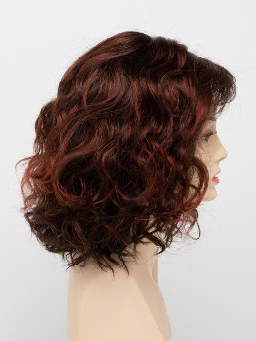 CHOCOLATE CHERRY | Dark Brown roots with overall Medium Brown base with Deep Red highlights